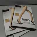 3 x G&Y 2 Pairs Women's Toeless Pantyhose - 20D Open Toe Sheer Tights with Control Top (Beige, L)