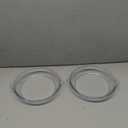 Sweejar 2pack Glass Pie Pan, 7.5Inch Round Baking Dish with NonStick Coating and Soft Wave Edge for Apple, Pumpkin, and Pot Pies