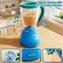 PEADUCK 3-in-1 Play Kitchen Appliances Set for Kids, Pretend Play Toys with Blender, Mixers, Water Dispenser, Realistic Sounds & Light, Birthday Gifts for 3-8 Year Old Girl