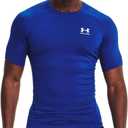 Under Armour Men's HeatGear Compression Short-Sleeve T-Shirt, Blue, Large