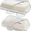 2 x 2 Pack EZ Pass Holder for Windshield. Ezpass with Strong Suction Cups. Toll Pass Transponder iPass Holder. (2, 3.7 x 1.9 inches)