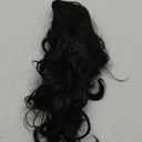 Curly Hair Wig Soft Wave, Black