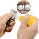Watch Press Tool Kit with 18 Molds & Opener Remover, Back Case Closer for Closing The Cover, Watch Battery Replacement, Adjustable Height Repair Tool for Watchmakers