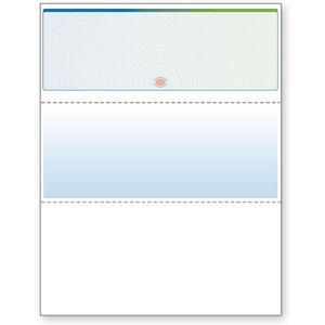 DocuGard Blue/Green Sunburst Premier Prismatic Top High Security Check Paper - QuickBooks & Laser/Inkjet Printer Compatible - 13 Security Features - 500 Blank Business Checks (04565)