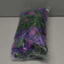 Faux Bougainvillea Artificial Flowers Plants for Outdoors Outside Decoration, 2pcs Fake Flowers Silk Long Trailing Vines UV Resistant Realistic for Front Door Porch Planter Urn Patio Balcony Yard, Mix (Dark Purple + Fuchsia)