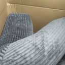 Tri-Fold Foldable Mattress, Convertible Folding Sofa Bed with Removable Arms & Washable Cover, All-in-One Portable Mattress Floor Sofa Bed, No Assembly Required & Non-Slip, Queen Size, Grey