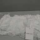 Faretumiya Women Mesh Lace Bloomer Shorts Y2k Layered Ruffle Frilly Booty Shorts Fairy Bow Sexy Boy Shorts Panties size S