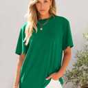 ANRABESS Women's Oversized Tee Shirts, Comfy Fabric Loose Fit Top, All-Day Cozy for Gym, Lounge Office, Versatile Casual Wear