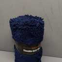 Secura Bathroom Rugs, 47 x 28 Inches, Extra Soft & Thick, Absorbent Water Bath Mat, Machine Washable Non-Slip Bath Mats for Bathroom, Shower, and Tub, Home Decor Accessories (Blue)