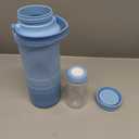 Momcozy 22oz Portable Breast Milk Cooler for Outdoor, Life Saver with 360 Total Cooling for 24 Hours, Larger Capacity Travel Breastmilk Chiller with 2pcs Baby Bottles for Breastmilk Storage, Blue