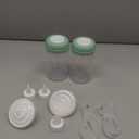 Breast Pump Parts Compatible with Spectra S1/S2/9 Plus/Synergy Gold, Full Set Replacement Parts for Spectra Include 17mm Flange, Duckbill Valve, Backflow Protector, Tubing, Bottle, Not Original Parts