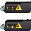 Electric Mouse Trap Zapper Electronic Mice Killer Humane Mouse Traps Indoor for Home with High Voltage Small Mouse Catcher for Kitchen Garage Lumber Room Battery or Plug in Reusable (Black)