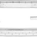 Grille Insert Compatible with 2014-2015 GMC Sierra 1500 BASE/SLE/SLT Silvery Grill Overlay Grill Covers Inserts Plastic(ABS) 4Pcs