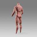1:6 Scale Male Action Figure 12 Inch Flexible Muscle Male Figure Body Doll Miniature Figure Without Head Sculpt