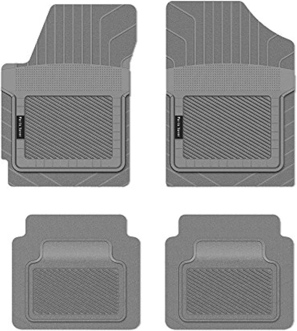 PantsSaver Custom Fits Car Floor Mats for Nissan Maxima 2005,Front & 2nd Seat Heavy Duty Floor Mats (4PC), All Weather Protection for Vehicle,Grey