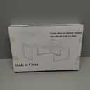 Set of 2 Kitchen Cabinet Organizer Shelf Stackable Sturdy Metal Counter Countertop Pantry Storage Rack (16.6''W, White)