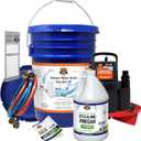Chromex Tankless Water Heater Flush Kit with Concentrated Vinegar, Dilutes to 4 Gallons and 1/6HP Extra Strength Pump