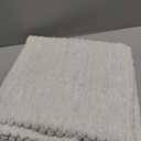 Pack of 2 Corduroy Decorative Throw Pillow Covers 18x18 Inch Soft Striped Pillow Covers Modern Farmhouse Home Decor for Sofa Living Room Couch Bed(Cream White)