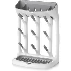 OXO Tot Space-Saving Baby Bottle Drying Rack, Compact Dish Drying Rack with Removable Trays, Countertop Bottle Organizer for Baby Bottles, Nipples, Pacifiers and Lids, BPA Free, Dishwasher Safe (1 Count (Pack of 1)) OXO Tot Space-Saving Baby Bottle Drying Rack, Compact Dish Drying Rack with Removable Trays, Countertop Bottle Organizer for Baby Bottles, Nipples, Pacifiers and Lids, BPA Free, Dishwasher Safe (1 Count (Pack of 1))