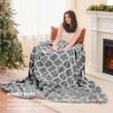 Homemate Heated Blanket Electric Throw - 50x60 Heating Blanket with 10 Fast Heat Levels 8 Hours Auto Off Soft Cozy Flannel Over-Heated Protection ETL Certification Keep Warming in Home
