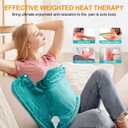 Heating Pad for Neck and Shoulders and Back, Mothers Day Gifts for Mom Wife Grandma, Birthday Gifts for Women, Weighted Neck Heating Pads, Large Heat Pad, 6 Heat Settings 4 Auto-Off, 17"x23" Blue