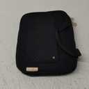 BAGSMART Toiletry Bag Travel Bag with Hanging Hook, Water-resistant Makeup Cosmetic Bag Travel Organizer for Accessories, Shampoo, Full-size Container, Toiletries (Black, Medium)