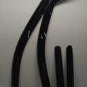 TuningPros Outside Mount Window Vent Visors Rain Guards Compatible with Mitsubishi Montero 1992-2000 | Side Window Wind Deflectors Rain Shields | Smoke Tinted, 4 Pcs Set, DGWV-326