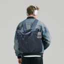 Backpack for Women & Men, Casual Lightweight Unisex Backpack with Dual Padded Back & Anti-Theft Pocket (navy blue)