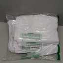 BGment Pure White 100% Blackout Curtains 63 Inches Long with Thermal Insulated Liner, Rod Pocket and Back Tab Double Layer Full Room Darkening Window Curtain for Bedroom, 2 Panels, Each 42 x 63 Inch