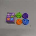 KLT Fidget Sensory Toys for Kids: Quiet Silicone Sensory Flip Cube with Textures - Calming Toys for Autism Kids Anxiety Relief - ADHD Fidget Toys for Classroom Focus