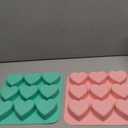 2 Pack Heart Chocolate Mold, 12-Cavities Heart Shaped Silicone Molds for Baking, Chocolate, Jello, Muffin, Brownie, Ice Cubes, Non-Stick Heart Silicone Mold for Mother's Day Baking & Crayons Soap