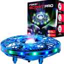 Force1 Scoot Pro Hand Operated Drone for Kids or Adults - Induction Hands Free Motion Sensors Mini Drones with Bright LED Projection, 360 Flips, Easy Indoor Small UFO Flying Orb Ball Drone Toy