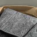 9x12 Washable Area Rug, Gray Solid Area Rugs for Living Room & Bedroom