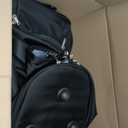 Rolling Garment Bag for Travel - Convertible Duffel Bag with Wheels & Shoes Compartment, Carry on Suit Luggage Bag with Trolley for Business Trip, Wedding, Weekender (Black)