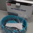 Heated Water Bowl for Dog & Cat, Outdoor Heated Dog Bowl Provides Drinkable Water & Food in Winter, Heated Pet Bowl for Outside, Smart Thermal-Dish for Rabbit, Chicken, Duck, Squirrel (96 OZ)