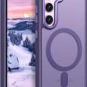 Rayboen for Samsung Galaxy S23 Plus Case Magnetic, [Compatible with Magsafe] Protective Slim Fit Skin Feel Phone Cover for S23+ Plus with Translucent Hard Back & Soft Edge, Matte Purple