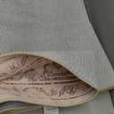 Area Rugs 6'x9' Washable Non-Slip, Floral Vintage Distress Print Pattern Medallion Carpet for Living Room Bedroom Dining Room, Pink Greypink Cute