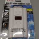 Kidde Carbon Monoxide Detector, Propane, Natural, Methane, & Explosive Gas Alarm, Plug-In Wall with 9-Volt Battery Backup, Digital LED Display