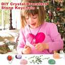 Crystal Advent Calendar 2024 Adult Kids-24 Days Rocks,Gemstones,Geode,DIY Bracelet,Crystal Necklace,Stone Learning Collection Advent Countdown Calendar,Christmas Gift for Girls Boys