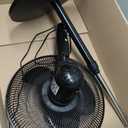 BLACK+DECKER 16 Inches Stand Fan with Pedestal Base, Height Adjustable Pedestal Fan with Remote and Touch Control Panel, Free Standing Fan with 90-Degree Oscillating and 3-Speed Settings, Black