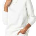 Amazon Essentials Women's Fleece Crewneck Pullover Sweatshirt  (X-Large, White)