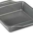 All-Clad Pro-Release Nonstick Square Baking Pan 8x8 Inch Oven Safe 450F Half Sheet, Cookie Sheet, Muffin Pan, Cooling & Baking Rack, Round Cake Pan, Loaf Pan, Baking Pan Grey