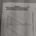 Plank+Beam Forma Console Table, 46 Inch, Solid Wood Sofa Table, Entryway Table for Hallway, Narrow Behind The Couch Table, Console Tables for Entryway, Living Room, Foyer, Easy Assembly, Walnut