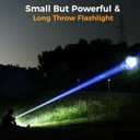 UNROEVS Rechargeable Mini Flashlight with Magnet,Pocket Flashlights High Lumens with Clip,1200 Lumens Compact LED Small Light and Long Range,EDC Flash Light for Everyday Carry.