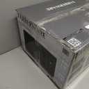 Farberware 1.1 Cu. Ft. Countertop Microwave Oven  1000 Watts Power, Auto Cook Settings, Defrost, Easy Clean and Child Safety Lock - Stainless and Black