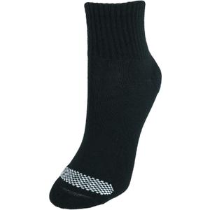 Hanes Womens Cool Comfort Toe Support Ankle Socks, 6-pair Pack (Black)