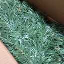 6 FT Pre-lit Christmas Tree, Artificial Spruce Christmas Tree 600 PVC Branch Tips 250 Warm White LED Lights, Easy Assembly with Metal Stand and Hinged Branches Decoration