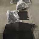 GINOWY-Floor Mats & Cargo Liner for Buick Encore GX AWD 2020-2025 2026 TPE All Weather Car Mats Encore GX 2024 Backrest Mat Floor Liners Non-Slip Trunk Mat Floor Liners Accessories Black