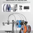 SUNLU Refill PETG Filament 1.75mm, PETG Refill 3D Printer Filament, Suitable for Bambu Lab Filament and SUNLU Reusable spools, Dimensional Accuracy +/- 0.02 mm, 1kg per Spool, 4 Pack, 4 White