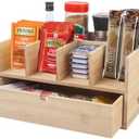Acacia Wood Tea Bag Organizer